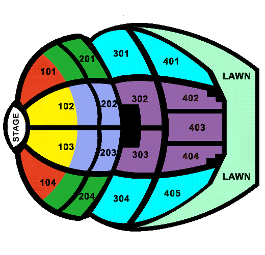 Pnc Bank Arts Center Seating Chart